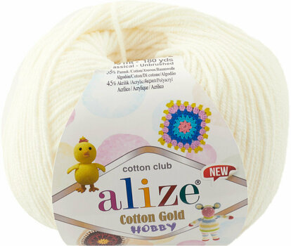 Fil à tricoter Alize Cotton Gold Hobby New 62 Fil à tricoter - 1