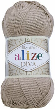 Fios para tricotar Alize Diva 167 - 1