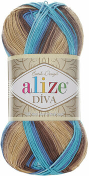 Fios para tricotar Alize Diva Batik 3243 Fios para tricotar - 1