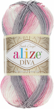 Fios para tricotar Alize Diva Batik 3245 Fios para tricotar - 1