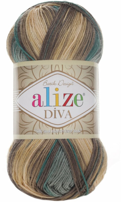 Knitting Yarn Alize Diva Batik 3307