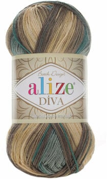 Knitting Yarn Alize Diva Batik 3307 - 1