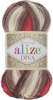 Fios para tricotar Alize Diva Batik 4574 Fios para tricotar - 1