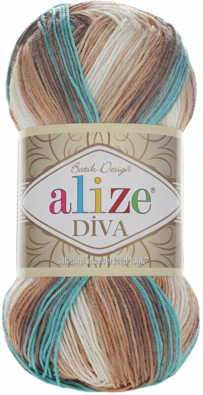 Knitting Yarn Alize Diva Batik 4603