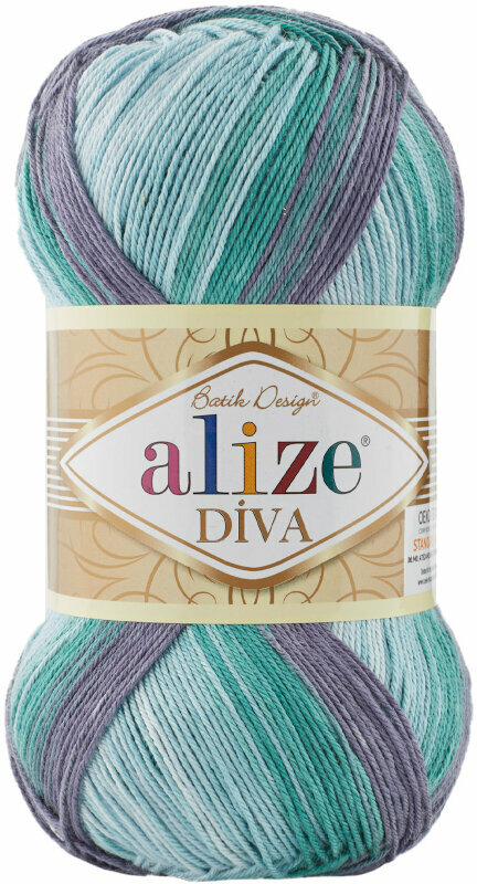 Pređa za pletenje Alize Diva Batik 6915 Pređa za pletenje