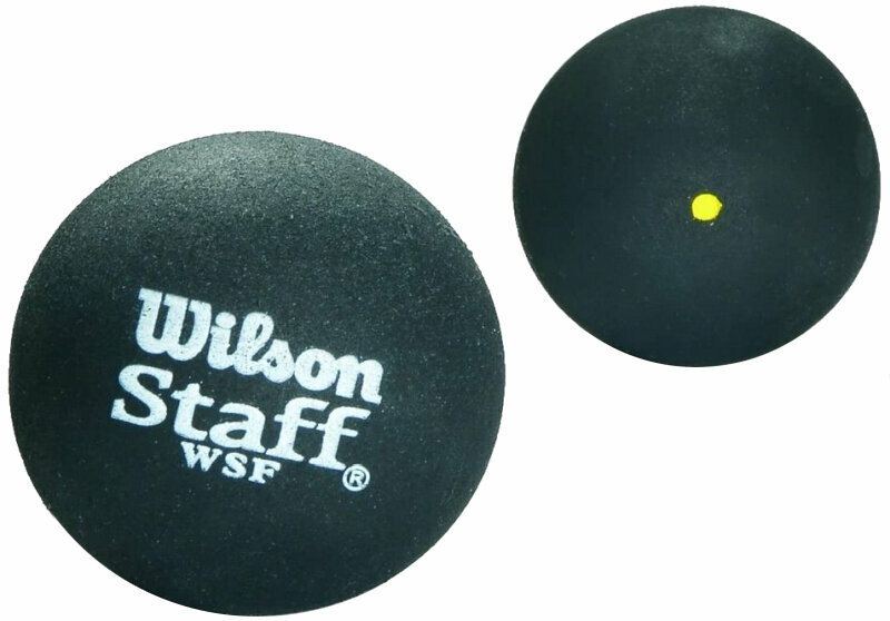 Bola de squash Wilson Staff Squash Balls Yellow 2 Bola de squash