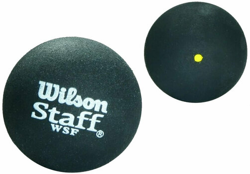 Balle de squash Wilson Staff Squash Balls Yellow 2 Balle de squash - 1