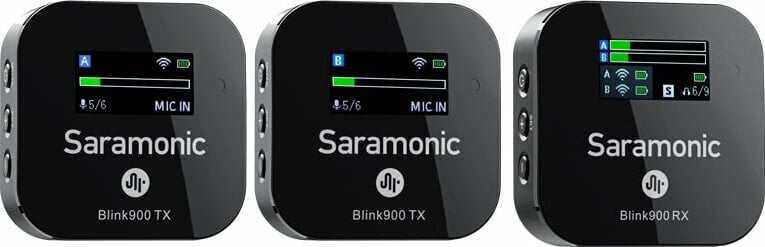 Vezeték nélküli rendszer kamerához Saramonic Blink900 B2 Advanced 2.4 GHz(2TX+1RX)