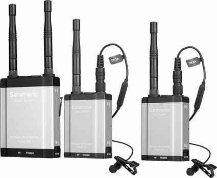 Trådlöst ljudsystem för kamera Saramonic Vlink2 Kit2 (2xTX+RX) - 1