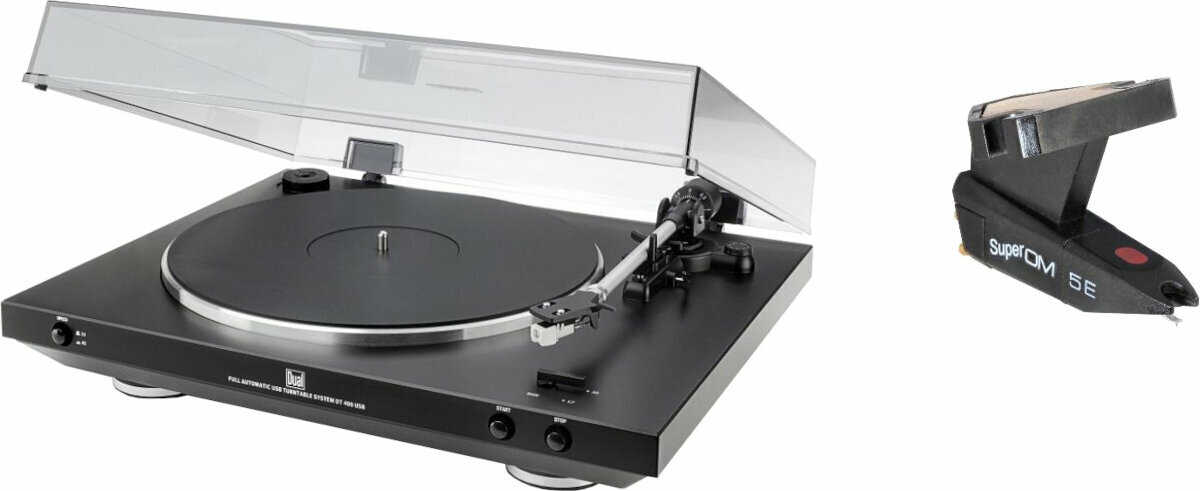 Tourne-disque Dual DT 400 + Ortofon Super OM 5E Black Tourne-disque