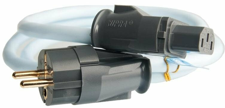 cavo di alimentazione Hi-Fi Potenza SUPRA Cables LoRad 2.5 CS-EU 1,5 m Bianco cavo di alimentazione Hi-Fi Potenza