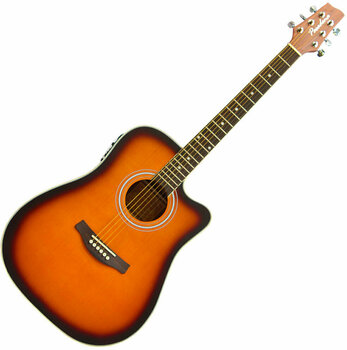 Dreadnought elektro-akoestische gitaar Pasadena AGCE1-SB - 1