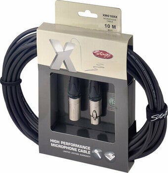 Câble pour microphone Stagg XMC10 Noir 10 m - 1