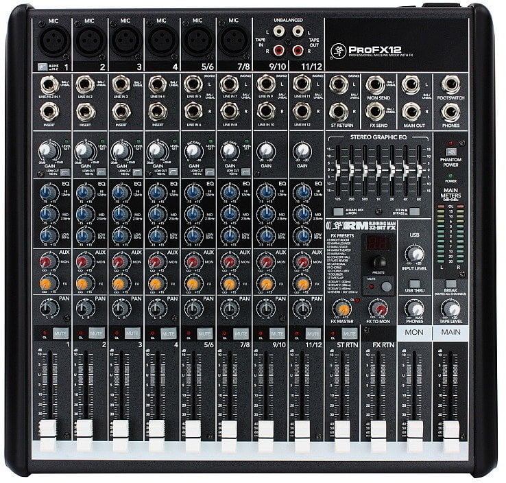 Analoog mengpaneel Mackie PROFX12