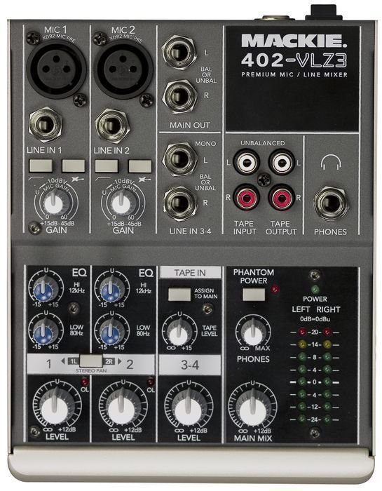 Analoog mengpaneel Mackie 402 VLZ3