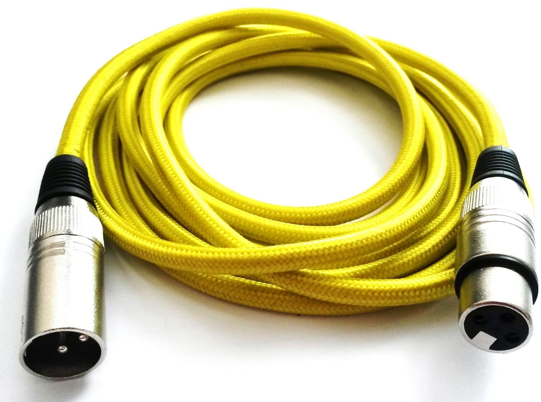 Microphone Cable Lewitz MIC 036 Yellow 3 m