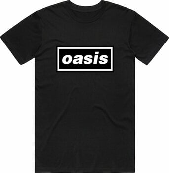 T-Shirt Oasis T-Shirt Decca Logo Unisex Black M - 1