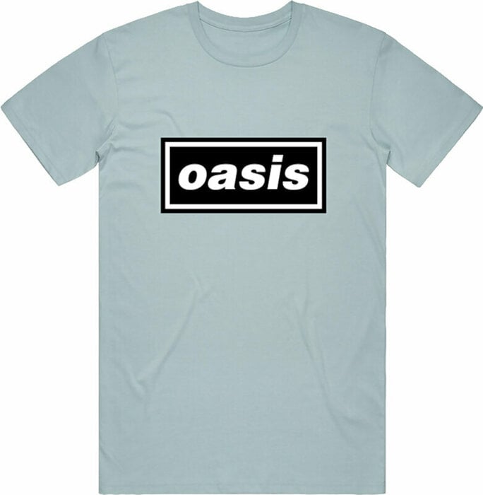 Oasis T-Shirt Decca Logo Sky Blue 2XL