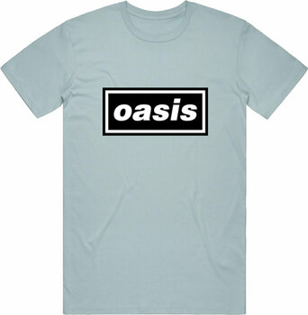 T-Shirt Oasis T-Shirt Decca Logo Unisex Sky Blue S - 1