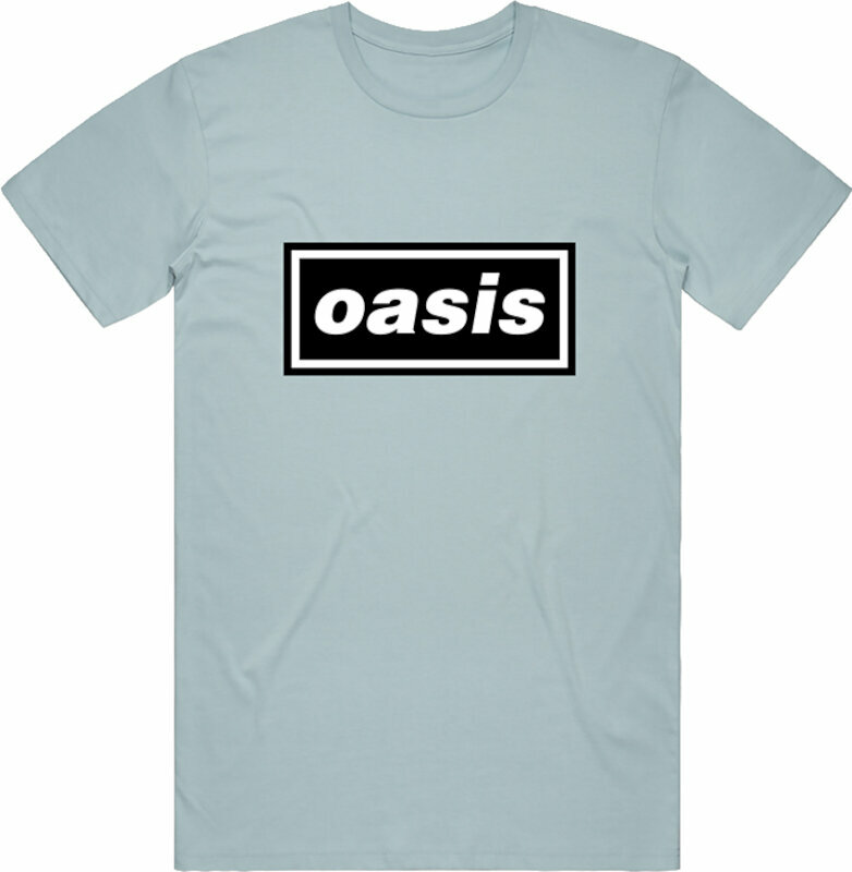 Camiseta de manga corta Oasis Camiseta de manga corta Decca Logo Unisex Sky Blue XL