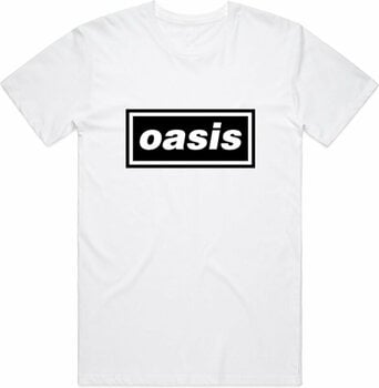 Tričko Oasis Tričko Decca Logo Unisex White 2XL - 1