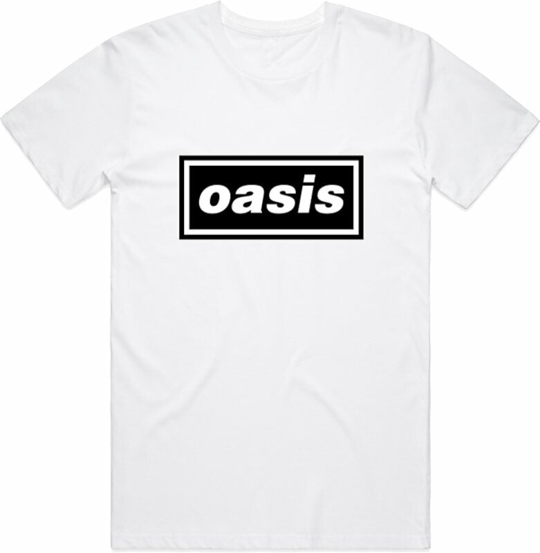 T-shirt Oasis T-shirt Decca Logo White S