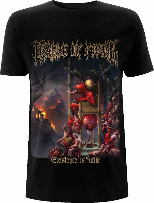 Maglietta Cradle Of Filth Maglietta Existence Is Futile Black L