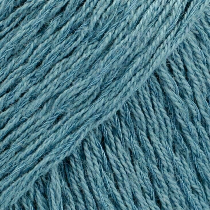 Fire de tricotat Drops Belle Uni Colour 13 Dark Jeans Blue