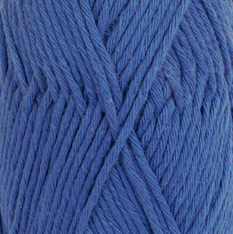 Fire de tricotat Drops Paris Uni Colour 09 Royal Blue