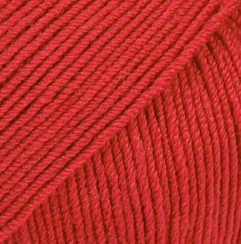 Knitting Yarn Drops Baby Merino Uni Colour 16 Red - 1
