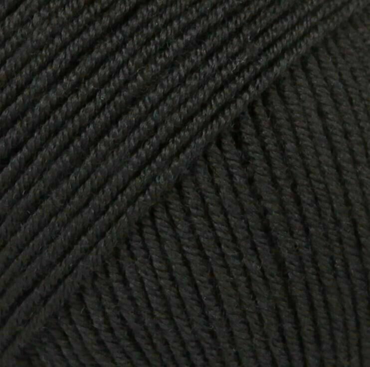 Fire de tricotat Drops Baby Merino Uni Colour 21 Black