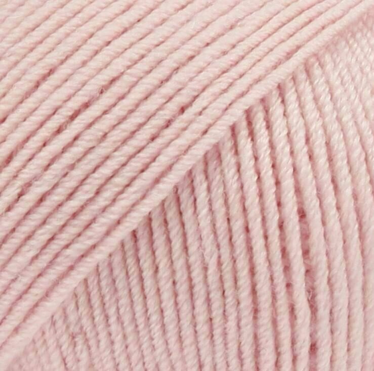 Przędza dziewiarska Drops Baby Merino Uni Colour 54 Powder Pink
