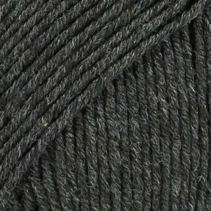 Fios para tricotar Drops Merino Extra Fine Mix 03 Dark Grey