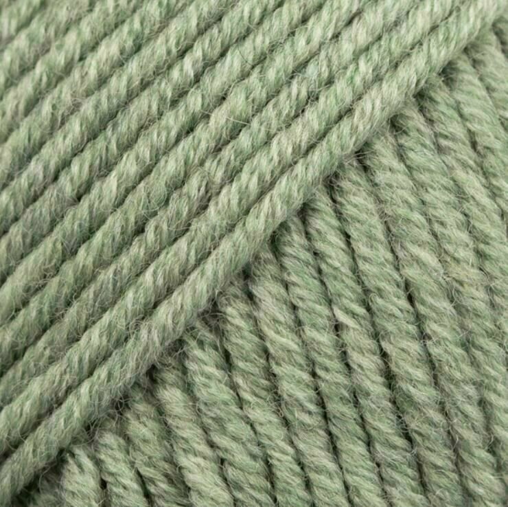 Fil à tricoter Drops Merino Extra Fine Mix 47 Sage Green Fil à tricoter