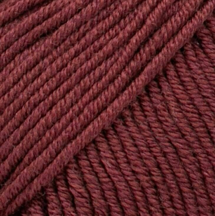 Fios para tricotar Drops Merino Extra Fine Uni Colour 48 Bordeaux