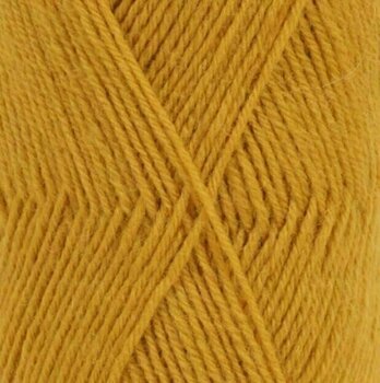 Fil à tricoter Drops Fabel Uni Colour 111 Mustard Fil à tricoter - 1