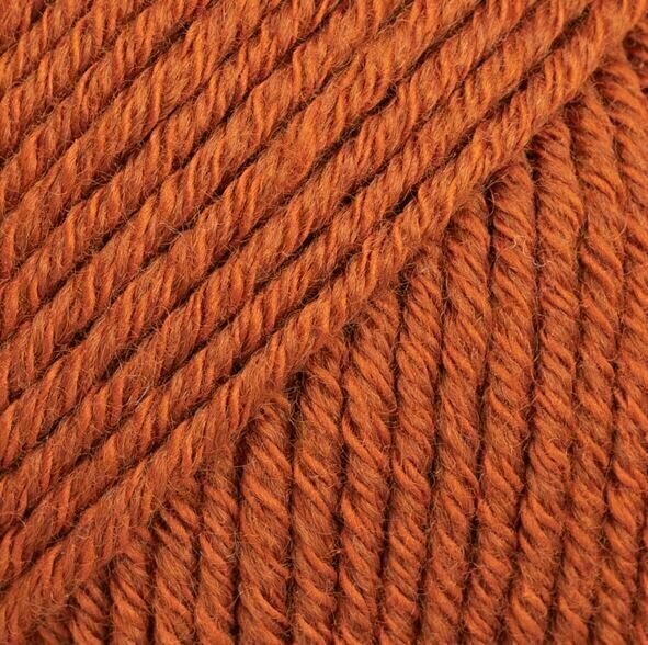 Knitting Yarn Drops Cotton Merino 25 Rust