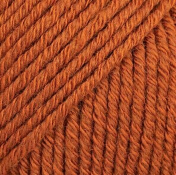 Knitting Yarn Drops Cotton Merino 25 Rust - 1