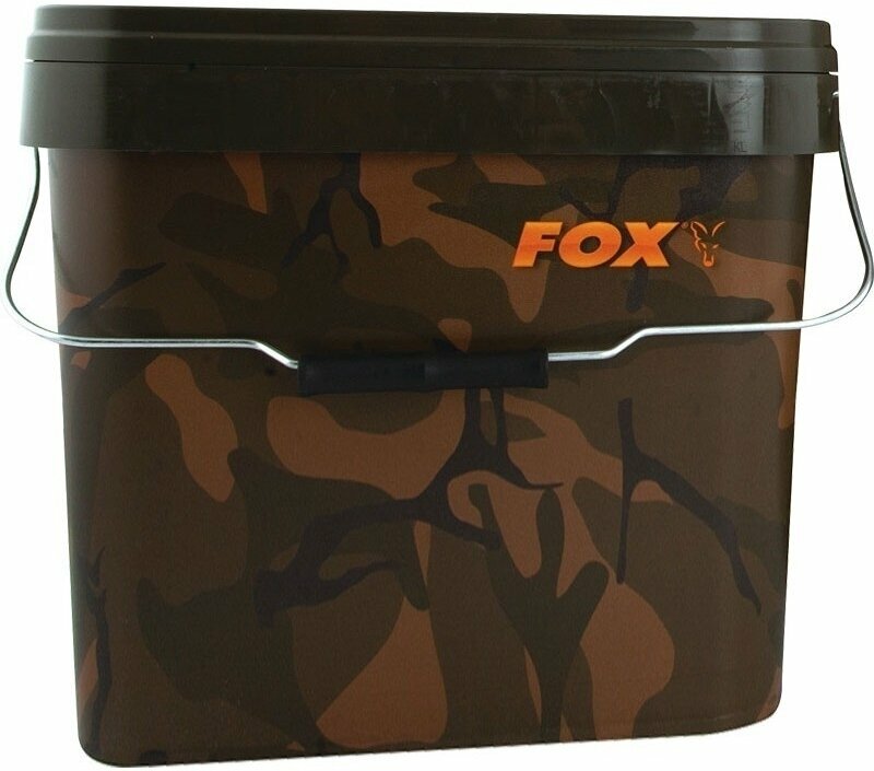 Article de pêche Fox Camo Square Bucket 10 L