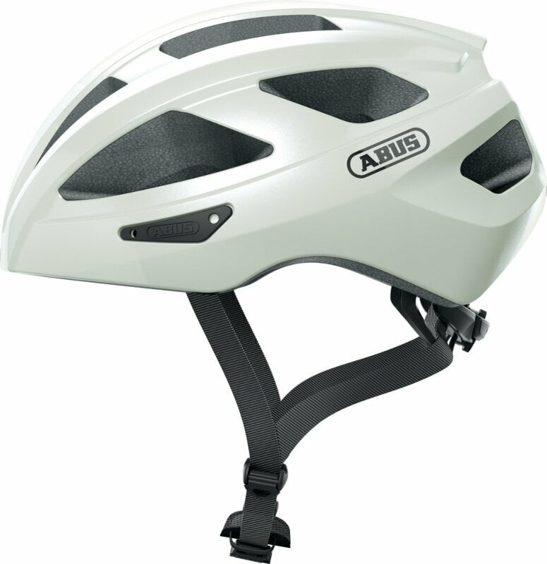Cyklistická helma Abus Macator Pearl White M Cyklistická helma