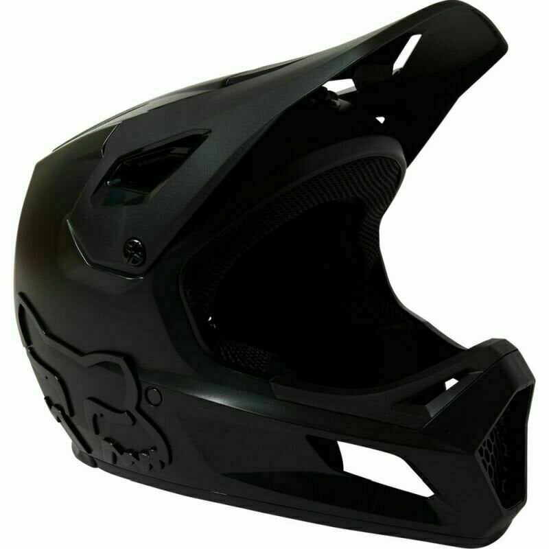 Capacete de bicicleta FOX Rampage Helmet Black/Black L Capacete de bicicleta
