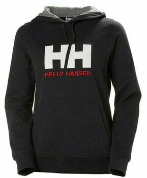 Hættetrøje Helly Hansen Women's HH Logo Hættetrøje Navy L - 1