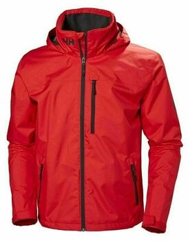 Jacket Helly Hansen Crew Hooded Jacket Red S - 1