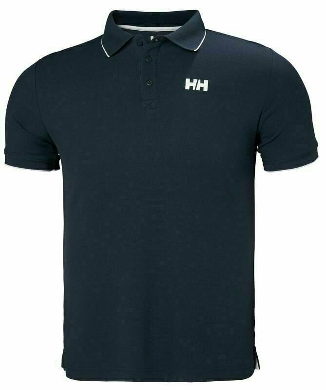 Camisa Helly Hansen Men's Kos Quick-Dry Polo Camisa Navy M