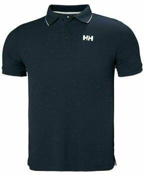T-Shirt Helly Hansen Men's Kos Quick-Dry Polo T-Shirt Navy M - 1
