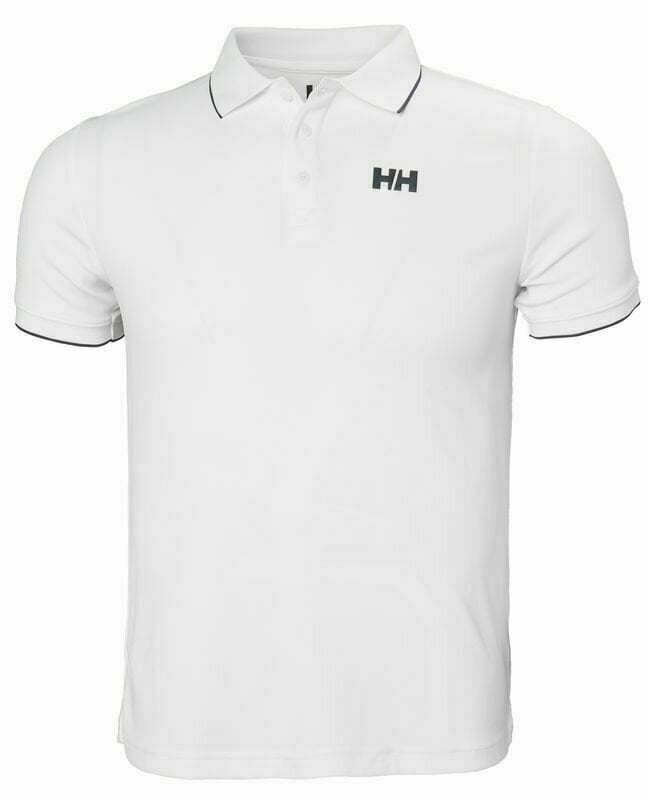 T-Shirt Helly Hansen Men's Kos Quick-Dry Polo T-Shirt White L