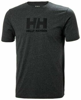 Hemd Helly Hansen Men's HH Logo Hemd Ebony Melange M - 1