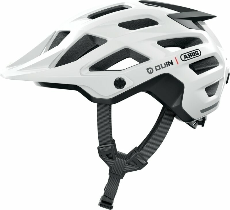Levně Abus Moventor 2.0 Quin Quin Shiny White M Cyklistická helma