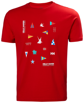 T-Shirt Helly Hansen Men's Shoreline 2.0 T-Shirt 162 Red XL - 1