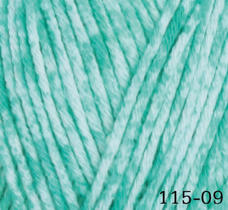 Fios para tricotar Himalaya Denim 09 Soft Green Fios para tricotar